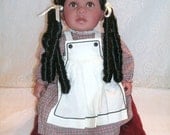 22 Inch Ethnic Reborn Toddler Girl Doll Rosa, vinyl lifelike fake baby childlike handmade spanish mexican hispanic latino