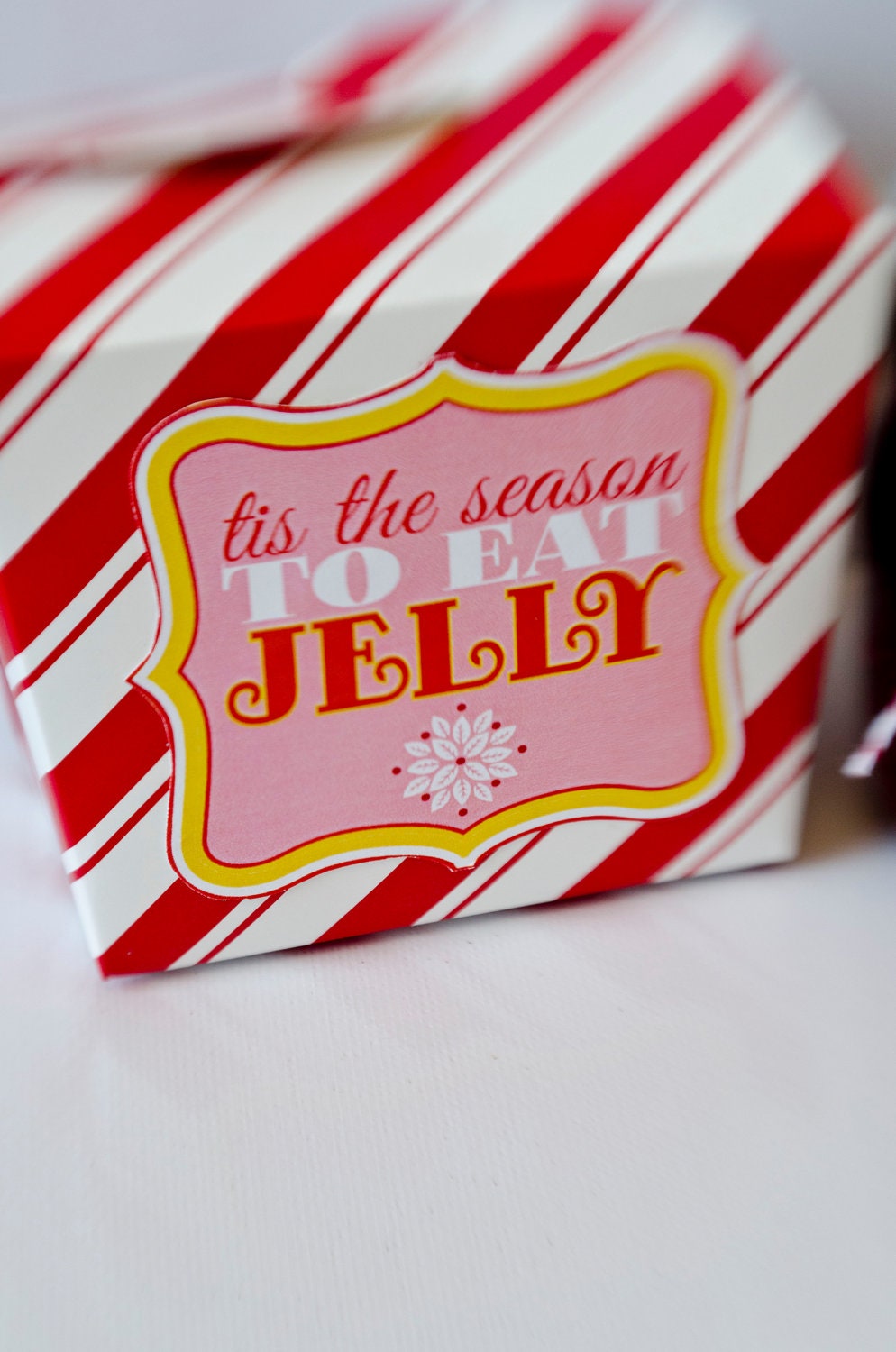 Christmas PRINTABLE Party 'Tis The Season To Eat Jelly' Neighbor Gift Tags from Love The Day Il_570xn