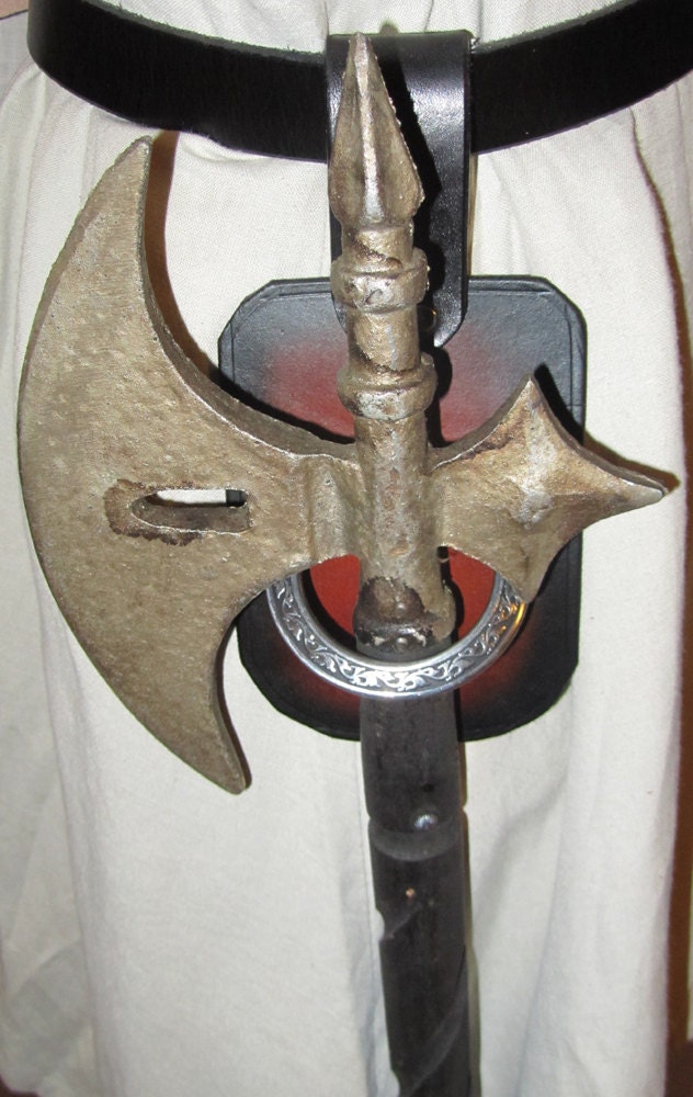 Axe, Holder, Frog, Removable, Medieval, Renaissance, SCA, LARP
