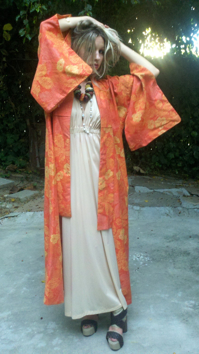 Gypsy Carpet Bag Floral Kimono