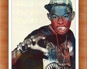 GOLF WANG (Tyler, The Creator) 8x10 Digital Illustration High Gloss Print by MOPS BuY 1 GeT OnE FrEE