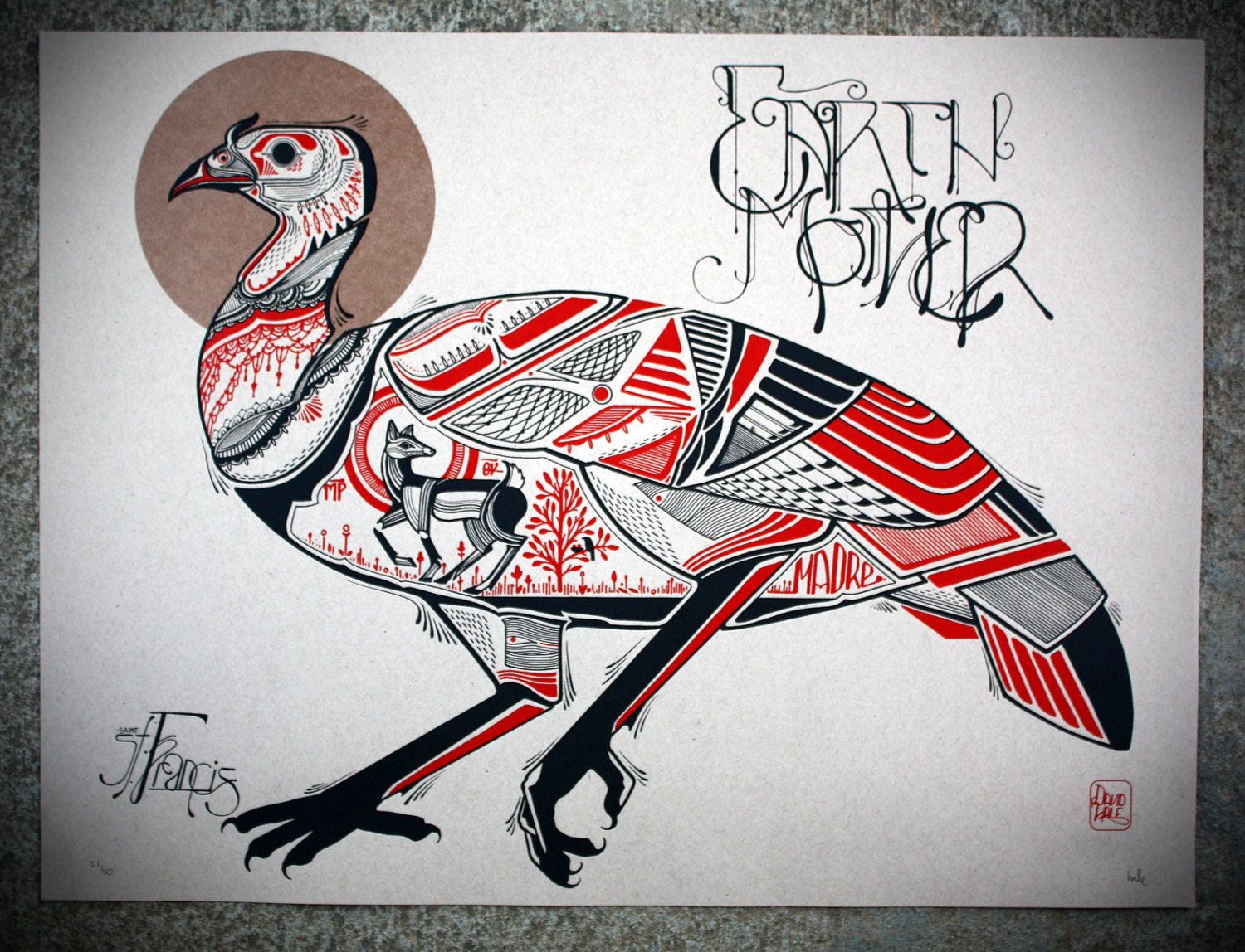18"x 24" "Earth Mother" Screenprint