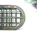Vintage Flower Frogs Metal Cage 1930s Dazey Pair Green Silver