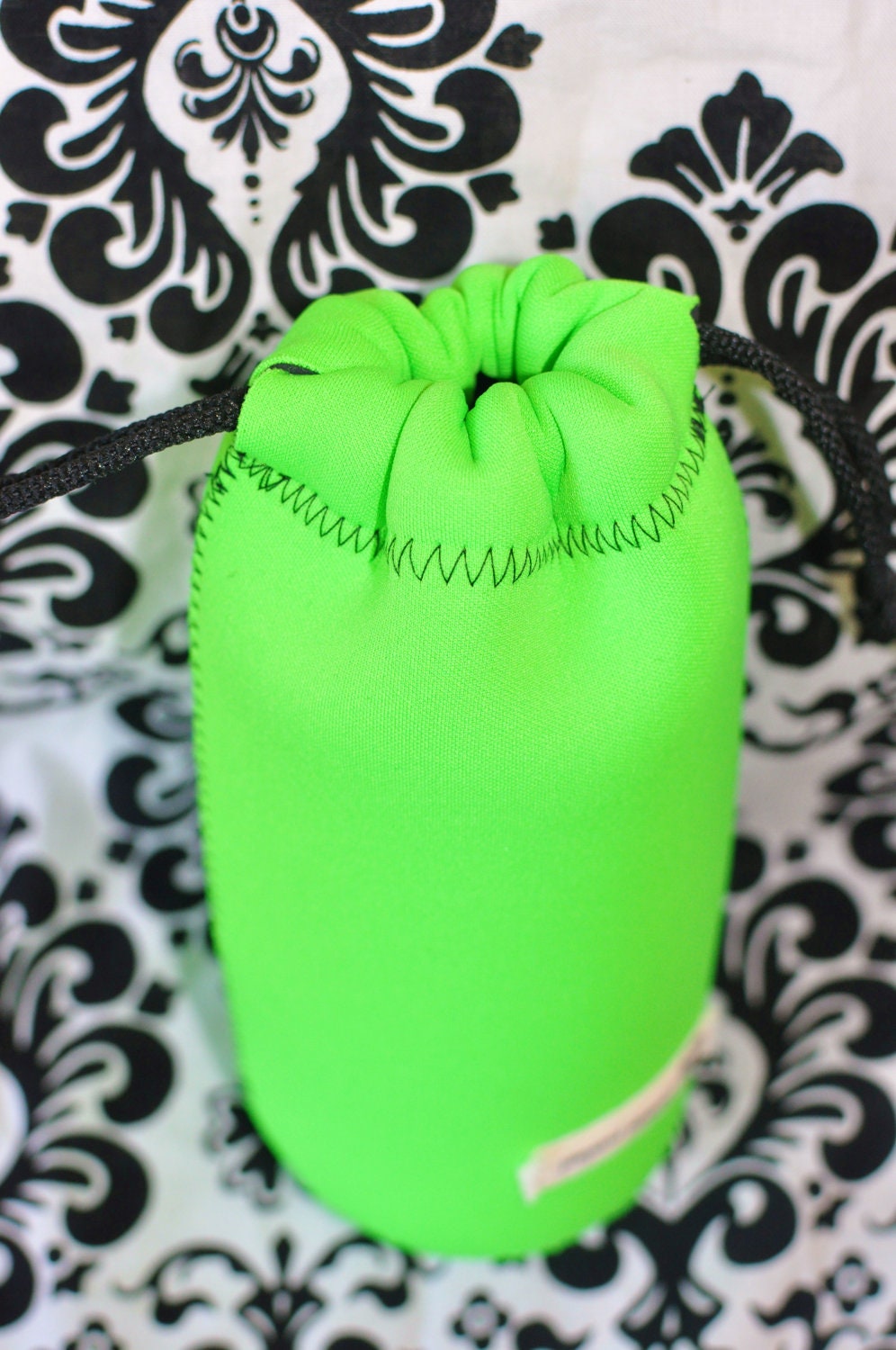 Neoprene lens case - Lime green