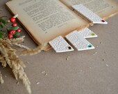 Ceramic bookmark - glass fused lace ceramic bookmarks - different colors - Elegant and Unique bookmarks Fathers day teacher gift Etsy UK