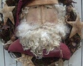 407 Ol' Santa Wreath E Pattern