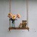 Rustic Hanging Pine Accent Shelf made with lumber from an 1860/70's Gold Mine Camp in the Eastern Sierra Nevada Mountains