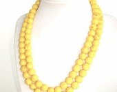 Multi strand necklaces - blue necklace - orange necklace - green necklace - yellow necklace - turquoise necklace - bridal party jewelry