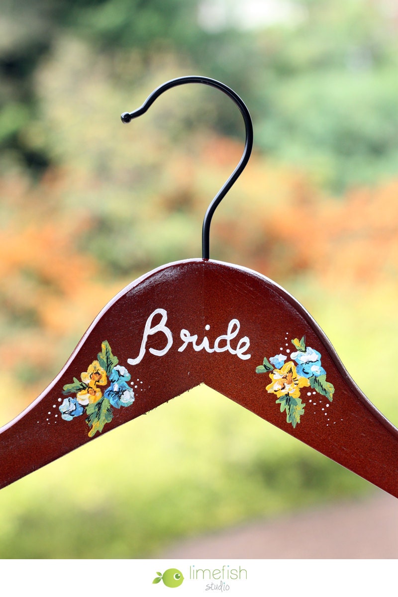 Custom Painted Bride Hanger