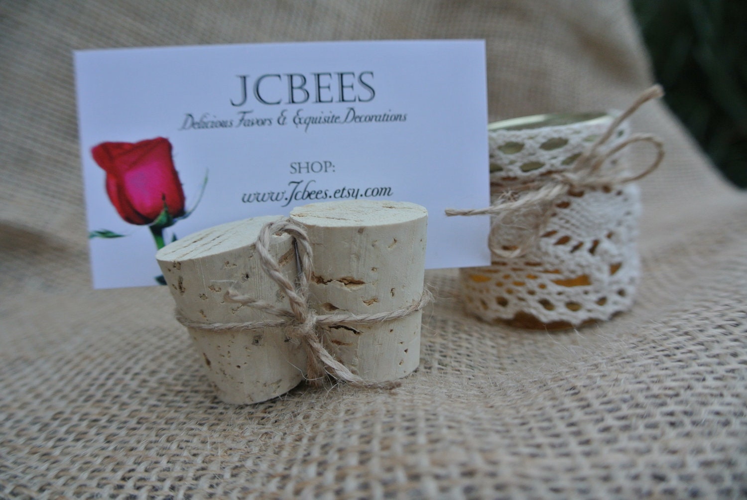 Handmade Wine Cork Place Card Holder, Vineyard  Wedding, Bridal Shower Decorating, Stagette Party, Name Card Holder