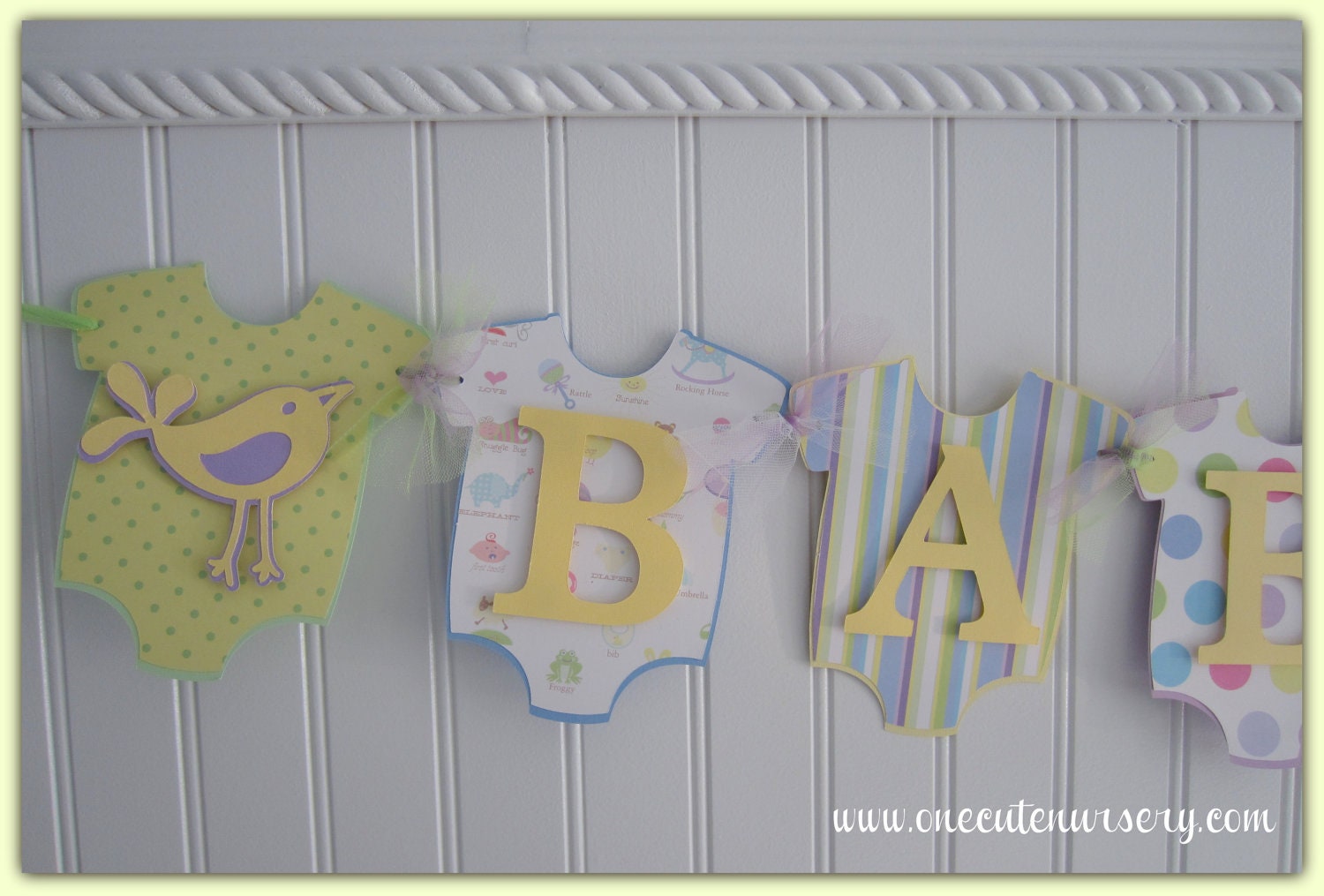Baby Shower Banner- Neutral Gender - Pastel Colors Il_170x135