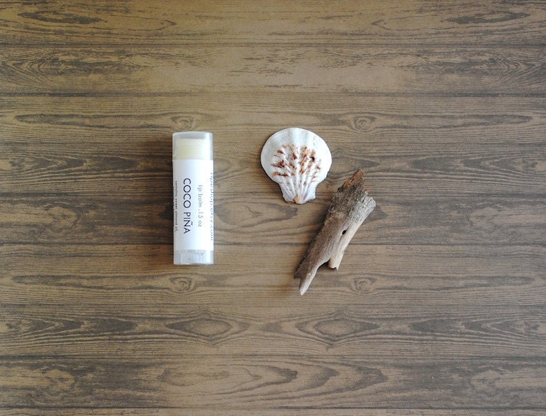 Coco Piña Lip Balm - Sweet Almond Oil, Beeswax, Shea Butter, Piña Colada, Coconut Pineapple