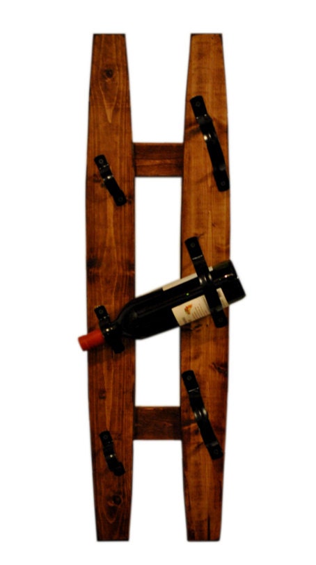 Wine Rack Rustic Reclaimed Wall Hanging