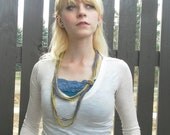 Infinity Necklace Draped in Riggle