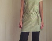 SALE / Roam Sage Bib Apron