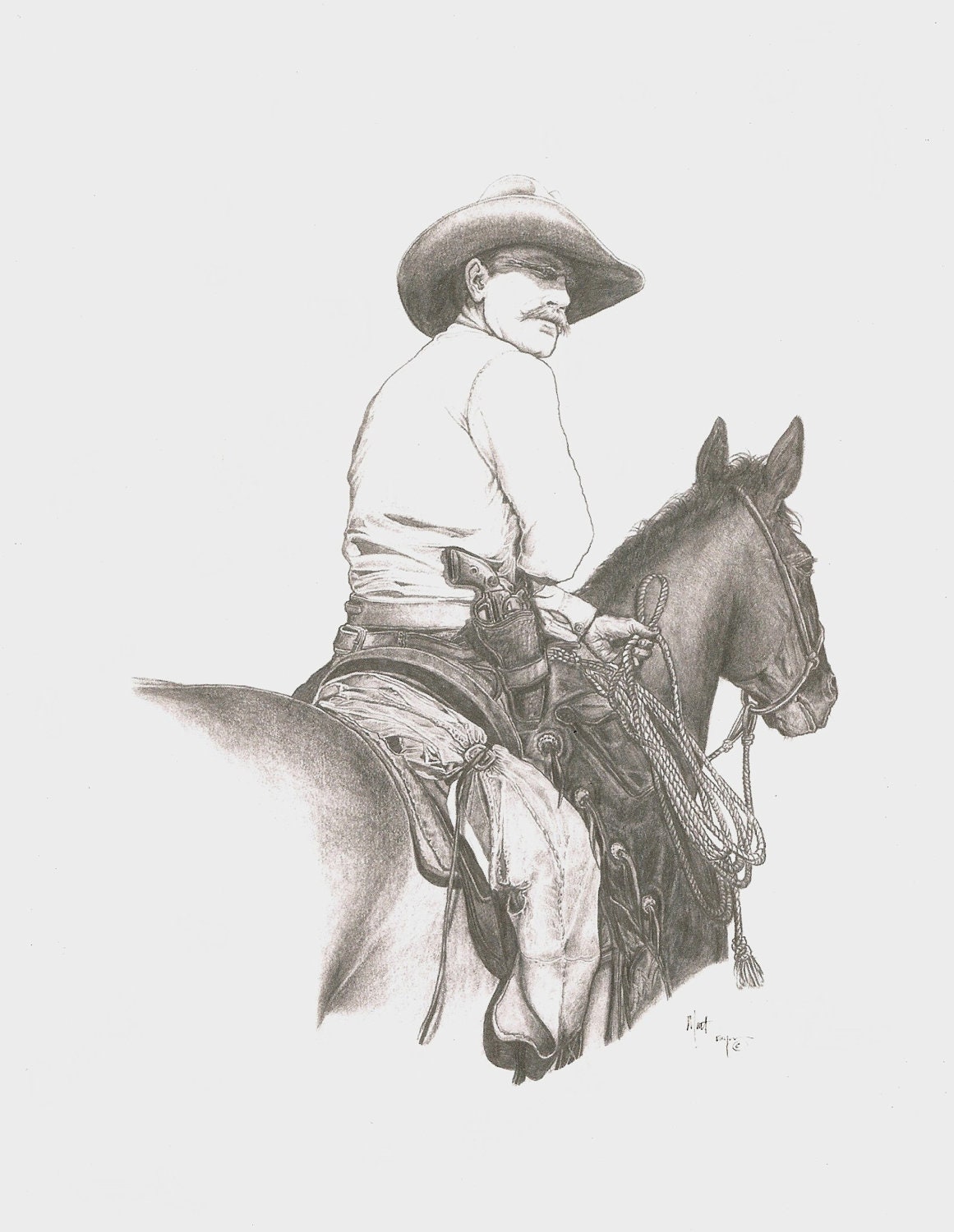 For Western Art collectors Signed and num. prints of illustration by Matt Dougan various szs and prices starting at 11" x 17"