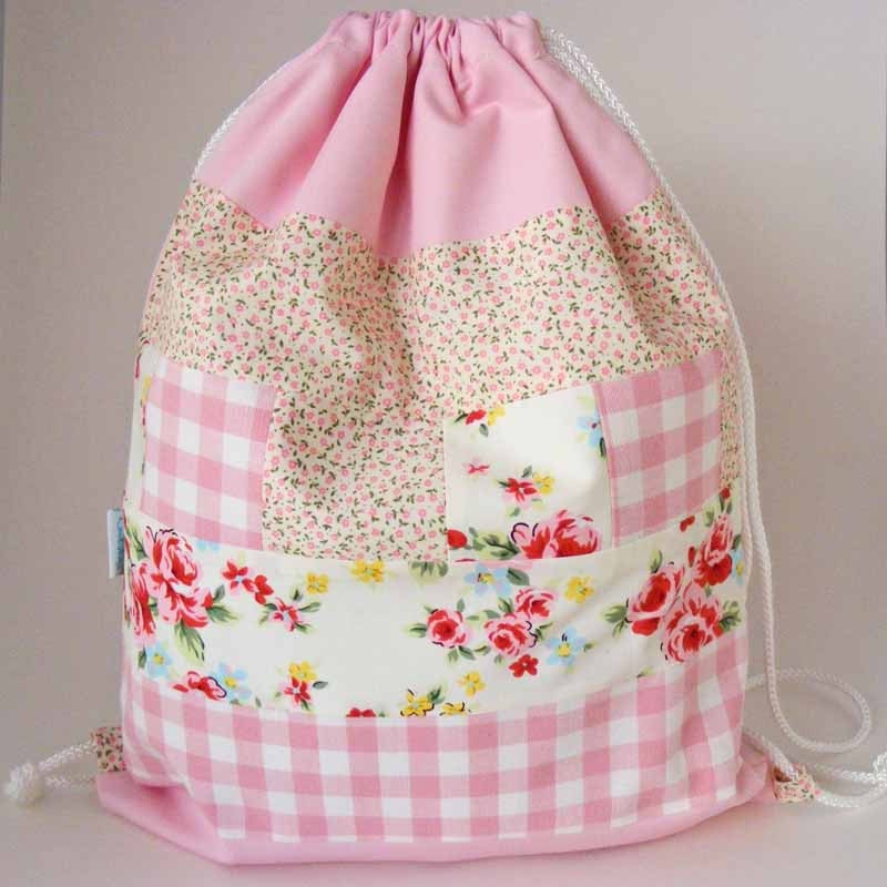 Girls Pink Waterproof Backpack, Rucksack, Swim Bag or Gym Bag
