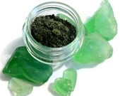 green eyeshadow . Olive Branch