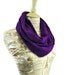 Purple Scarf Infinity Jersey Royal Plum Circle Cowl