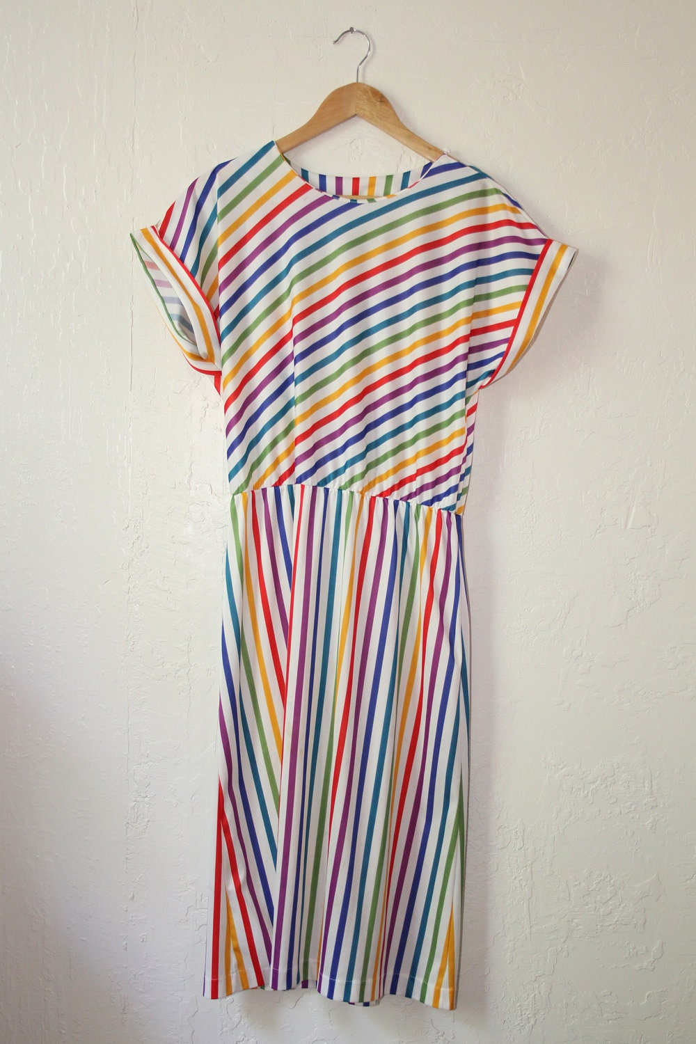 Village Fair Rainbow Stripe Dress - M/L