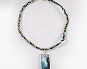 Octopus, Digital Art, Pendant, Necklace, REVERSIBLE, Glass - Unique Jewelry for a Unique You