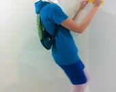 Finn the Human Costume - Adventure Time - Complete Finn Costume Set - Hand Made in Your Size