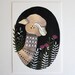 Llama Illustration Painting - Watercolor Art - Black Friday Etsy - Large Archival Print - 11x14 Wren the Wandering Llama