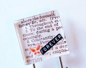 Bookmark, Glass Bookmark, book mark, Forever, Forever bookmark