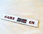 NES Game On Book Mark Nintendo Cross Stitch