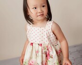 Barefoot Roses - Girls Double Ruffle Knot Top - Toddler Summer Tops - Children Clothing - Custom Made - Girls Knot Top Pattern - 12M to 4T