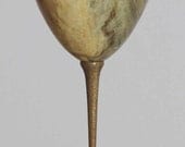 Christmas Ornament, Spalted Maple Hollow with Elm pendent