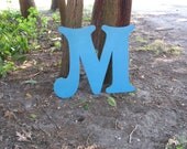 Wedding Guest Book Alternative 18" tall Wood Letter Initial Choose ABCDEFGHIJKLMNOPQRSTUVWXYZ