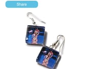 Instagram custom photo earrings from your pics or kids artwork (1 pair) these are samples