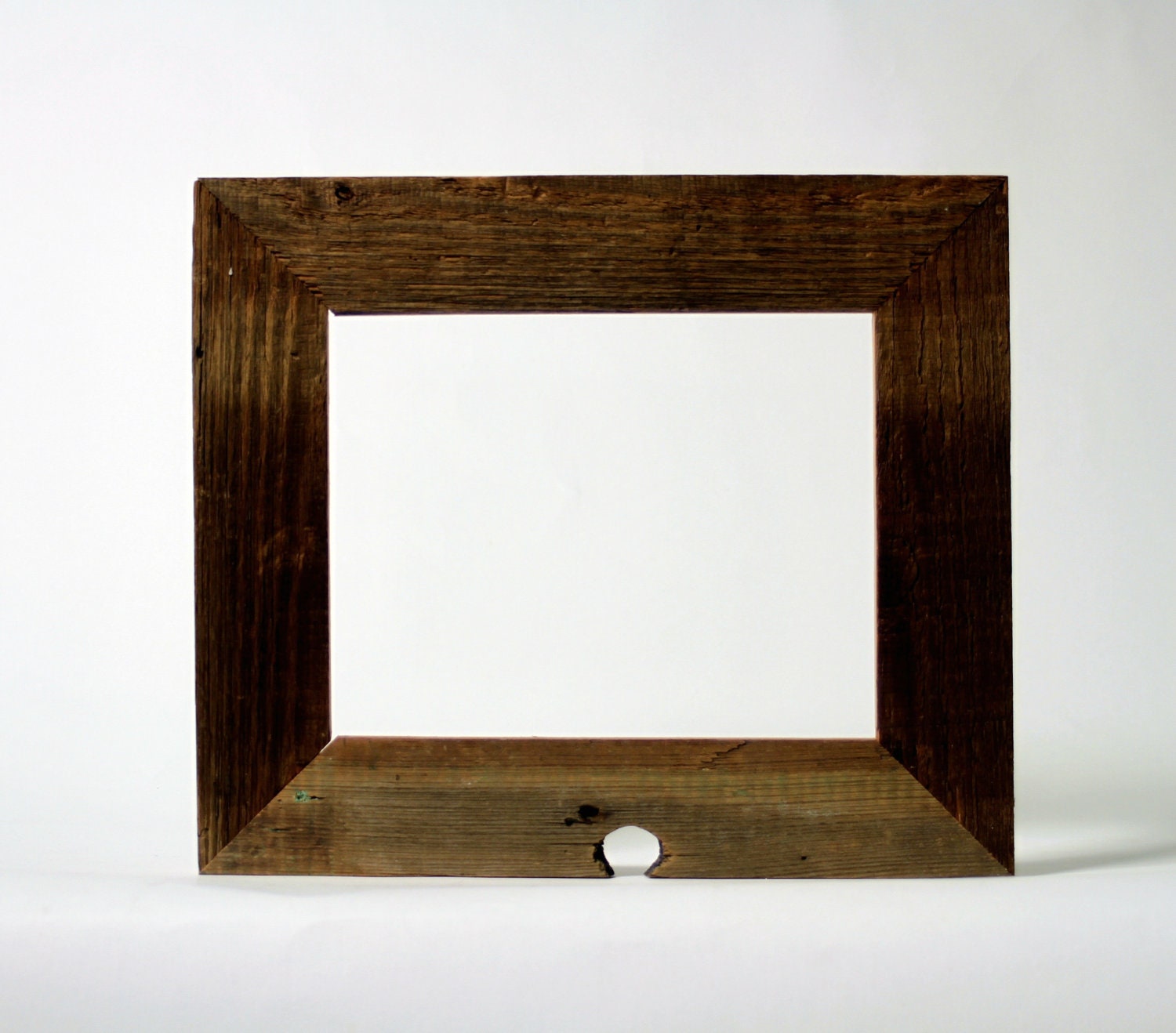 Salvaged Barnwood Frame - 8x10 Perfectly Imperfect - rustic reclaimed wood one of a kind charm southern