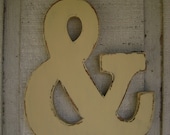 Ampersand engagement photo prop ampersand wedding decor rustic wall hanging decor