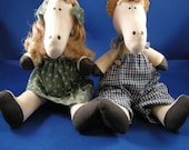 Pair of Horse Dolls