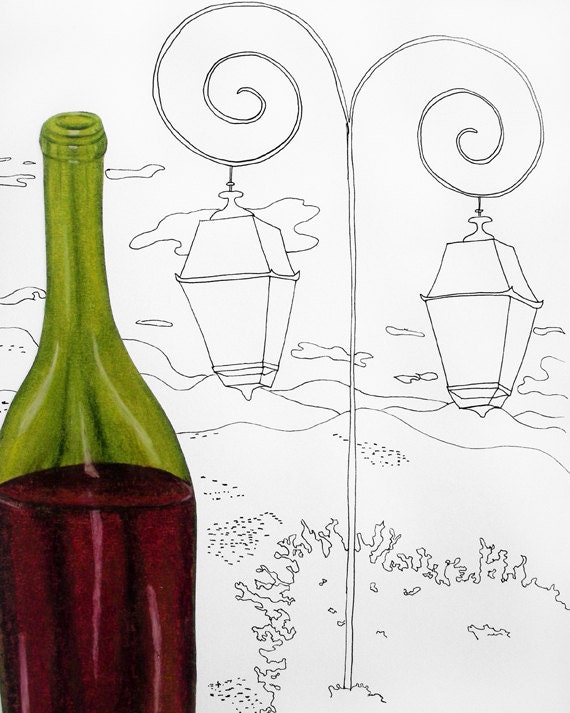 Mixed Media Drawing - "When in Rome"