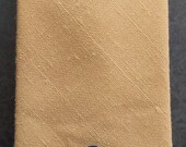 Vintage Etienne Aigner Tan Camel Linen Tie Neckwear