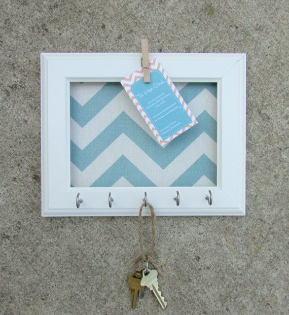 Key Holder Wall Hook Shabby Chic Pick Your Color by TheHopeStack