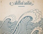 Canvas Quote Art - "A smooth sea never made a skilled sailor." - English Proverb