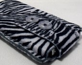 iPhone 5 pouch / iPhone 5 sleeve / iPhone 5 cover - Animal print - Zebra
