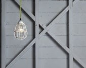 Industrial Lighting - Modern Cage Light - Swag Pendant