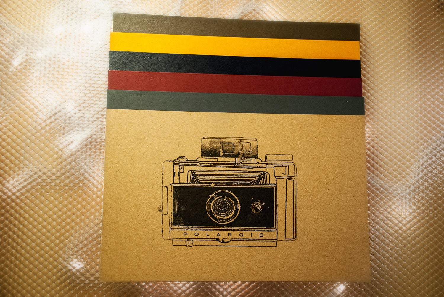Gocco Printed Polaroid Camera Notebook