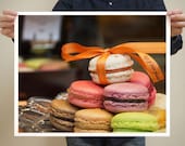 French Macarons, Paris - 16x20 Paris Photography, Art Print, Parisian Kitchen Decor