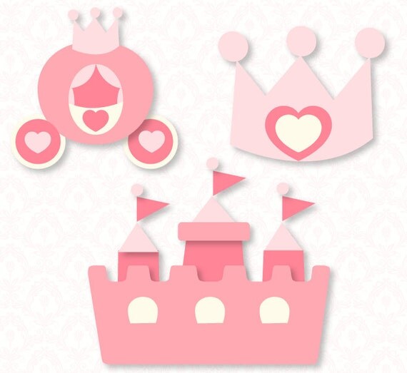 Pinkalicious Princess PRINTABLE Party Decals (INSTANT DOWNLOAD) from Love The Day Il_570xn