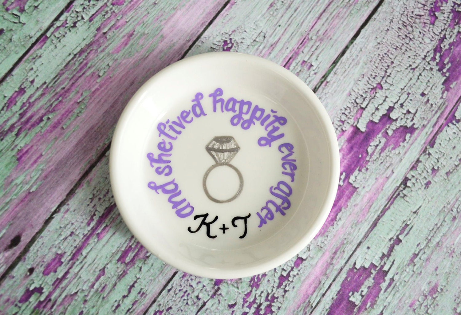 Ring Holder - Personalized Engagement Gift for the Bride