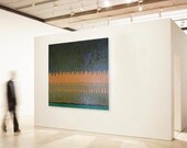 Large Modern Wall Art Original Painting Canvas Abstract Acrylic - by Linnea Heide - 36x36 Inches