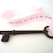 Fathers Day Gifts Shabby Chic Wedding Decor Gift Vintage Skeleton Key personalized ribbon wedding gift personalised ribbon