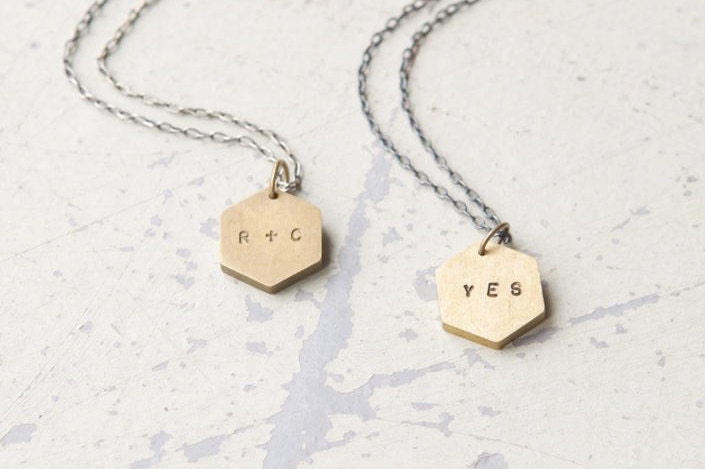 Forever necklaces (set of 2) - valentine's day, anniversary, birthday, best friends, going away gift, initials