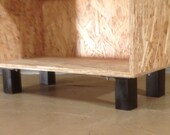 modular osb bookcase clear coat one by one steel feet